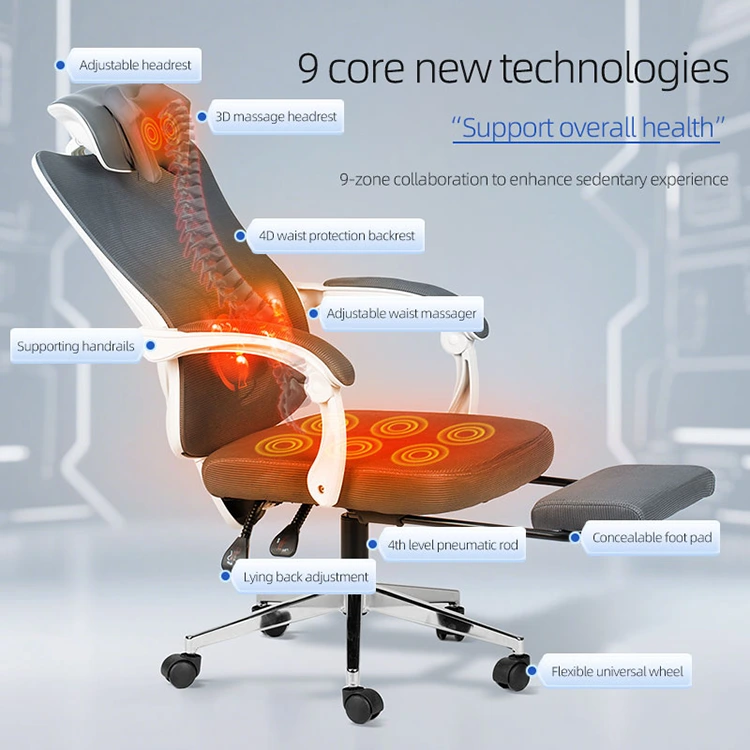 Scaun de masaj pentru birou ergonomic inteligent